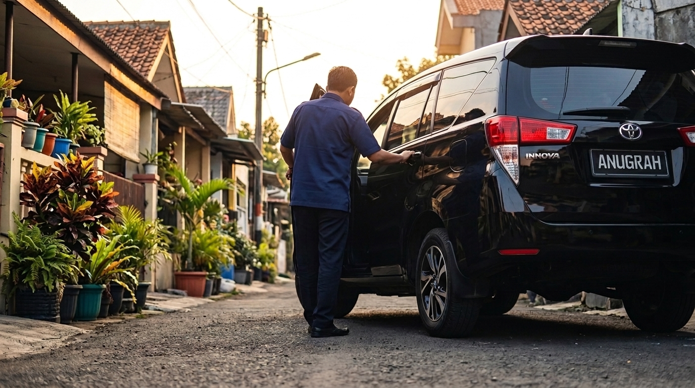 rental mobil dengan sopir Matraman profesional