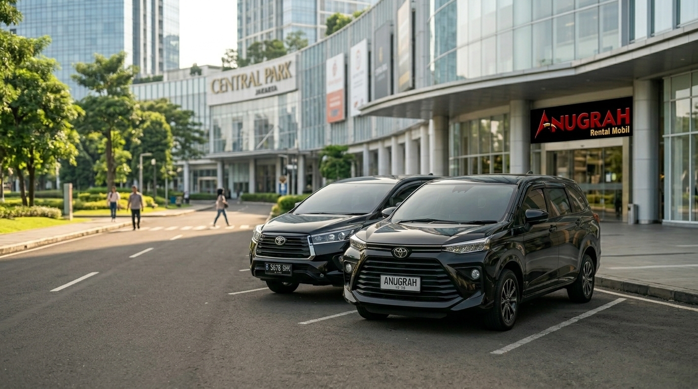 rental mobil Tanjung Duren Utara dengan armada Avanza dan Innova