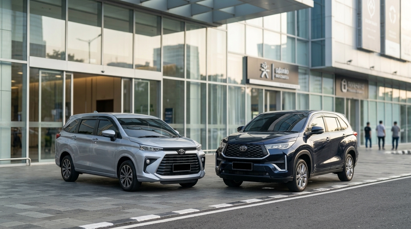 rental mobil Cempaka Putih dengan armada Avanza dan Innova