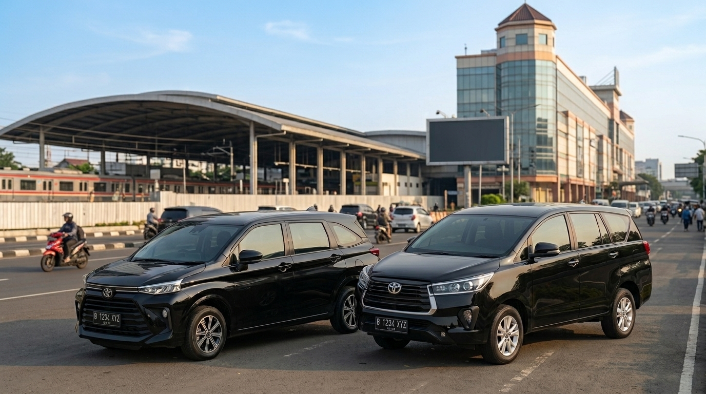 rental mobil Senen dekat Stasiun Pasar Senen