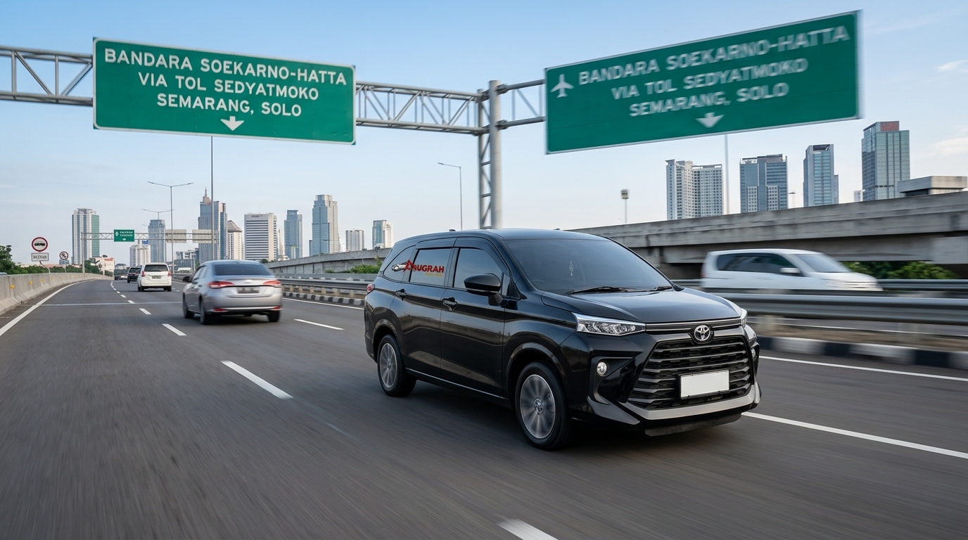 rute rental mobil bandara dari Meruya Utara