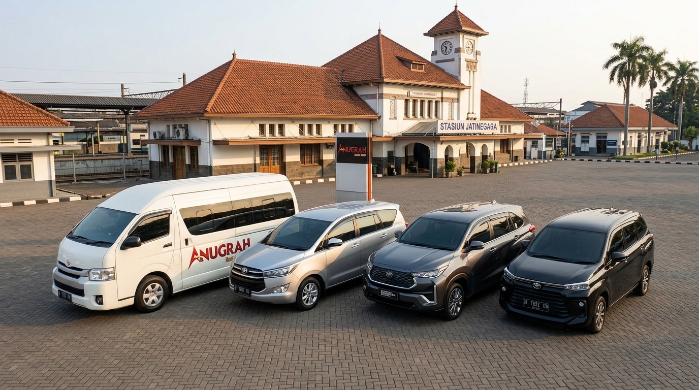 Sewa mobil harian Kampung Melayu pilihan armada lengkap