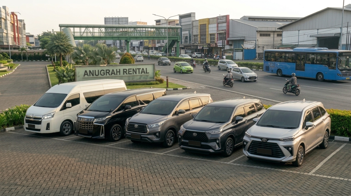 harga sewa mobil harian Cipinang berbagai tipe armada