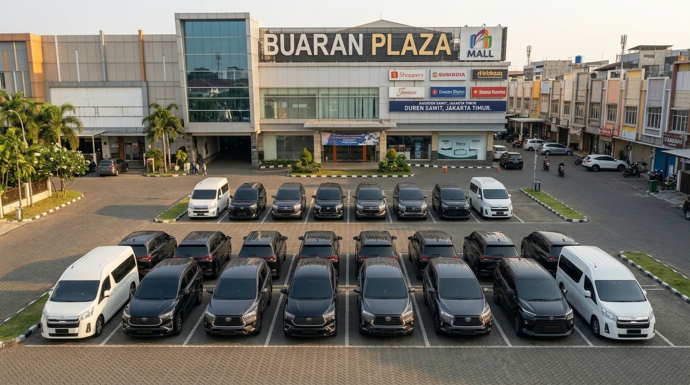 sewa mobil dekat Buaran Plaza Malaka Sari