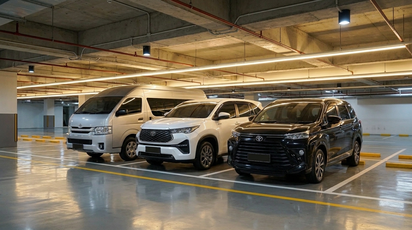 sewa mobil harian Kelurahan Tambora Innova Hiace