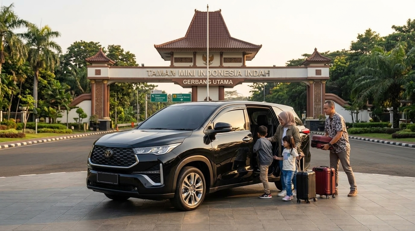 sewa mobil harian Malaka Jaya untuk wisata keluarga ke TMII