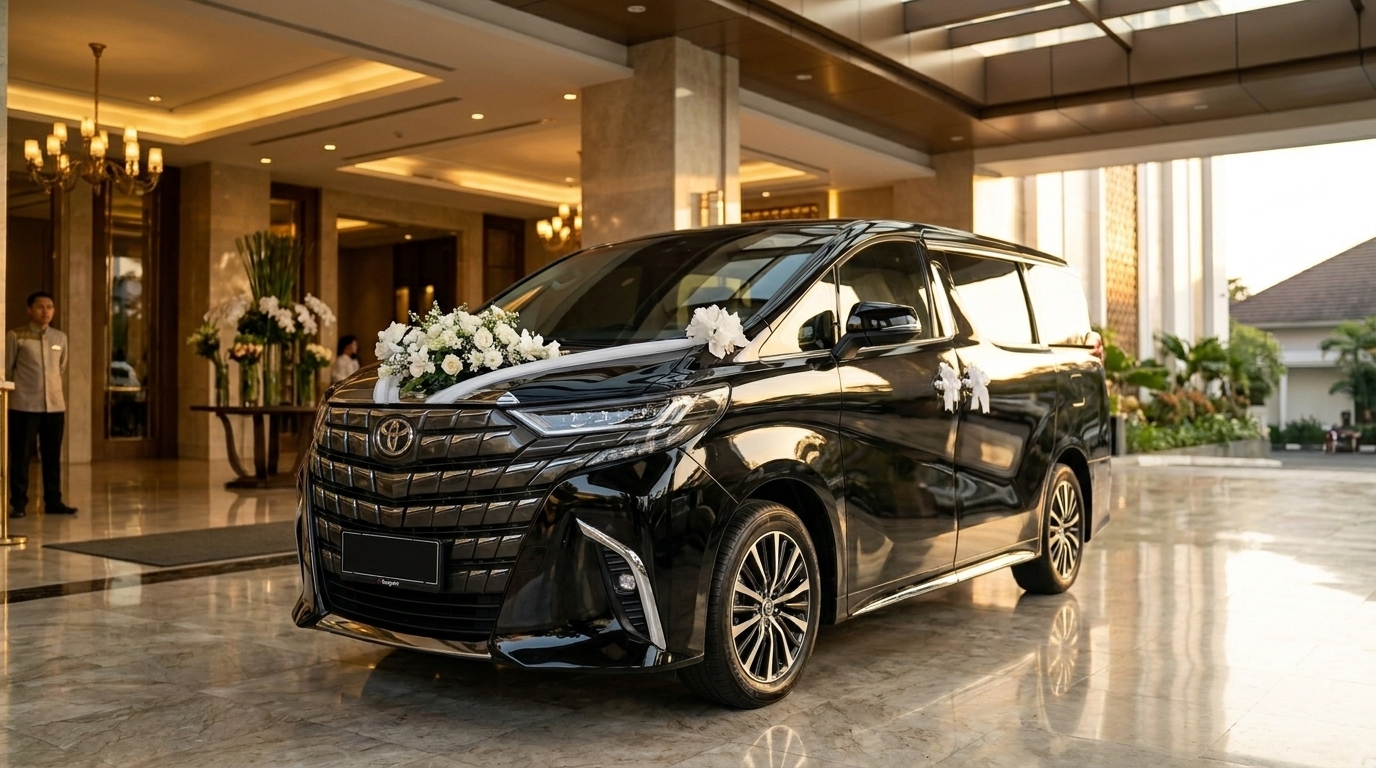 sewa mobil pengantin dekat Hilton Garden Inn Taman Palem Kapuk