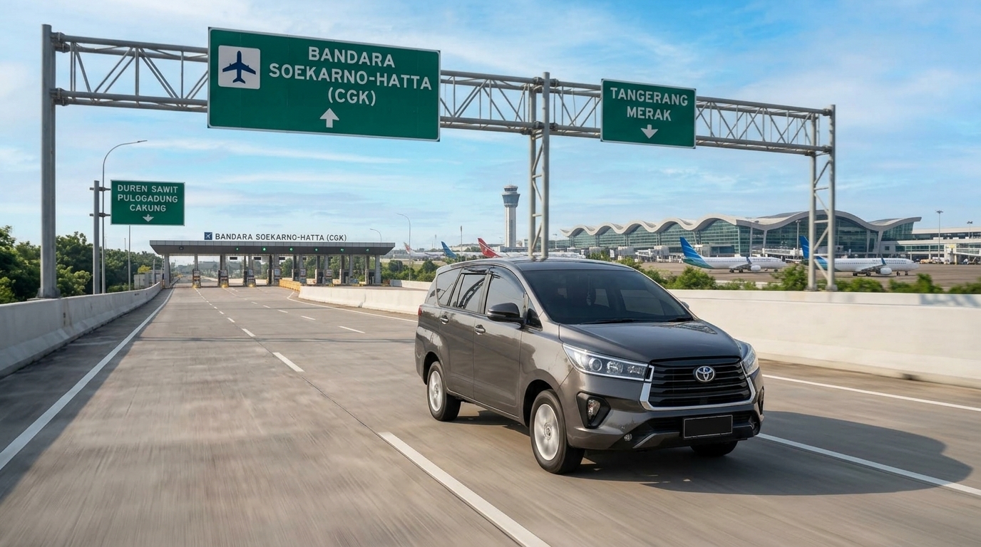 rental mobil bandara dari Duren Sawit