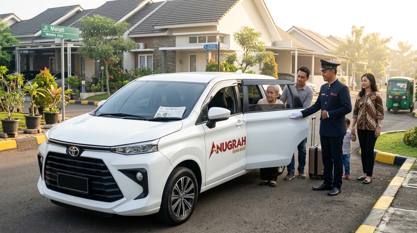 rental mobil Malaka Jaya dengan sopir profesional