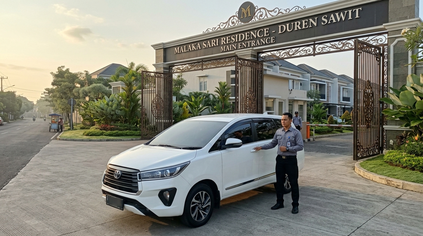 rental mobil Malaka Sari dengan sopir profesional
