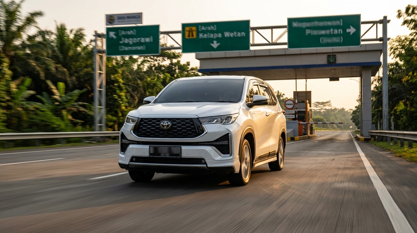 sewa mobil dekat Gerbang Tol Cibubur dari Kelapa Dua Wetan
