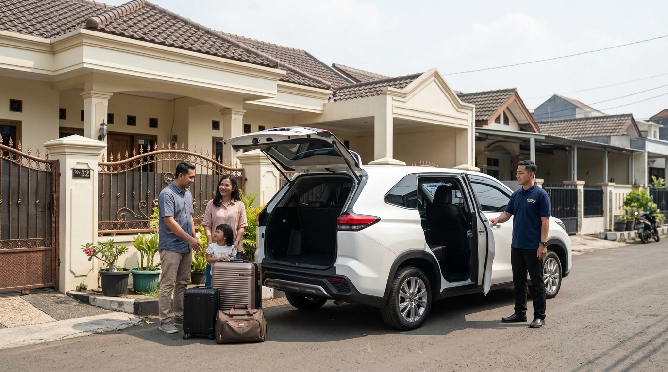 rental mobil dengan sopir Jakarta Timur, layanan antar jemput Pondok Bambu