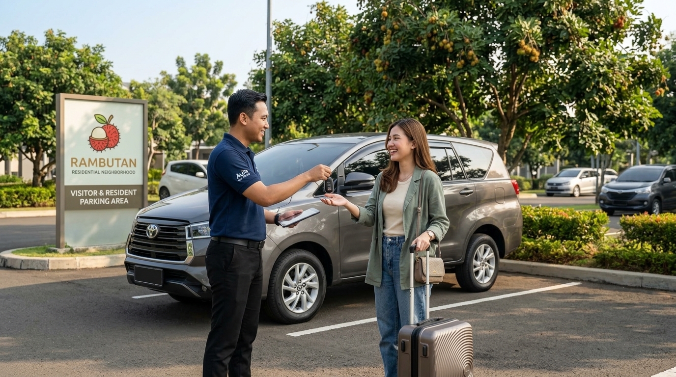 sewa mobil dengan sopir Rambutan