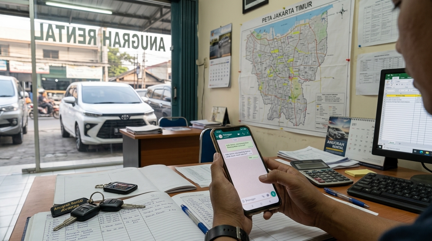 booking sewa mobil harian Cipinang Melayu via WhatsApp