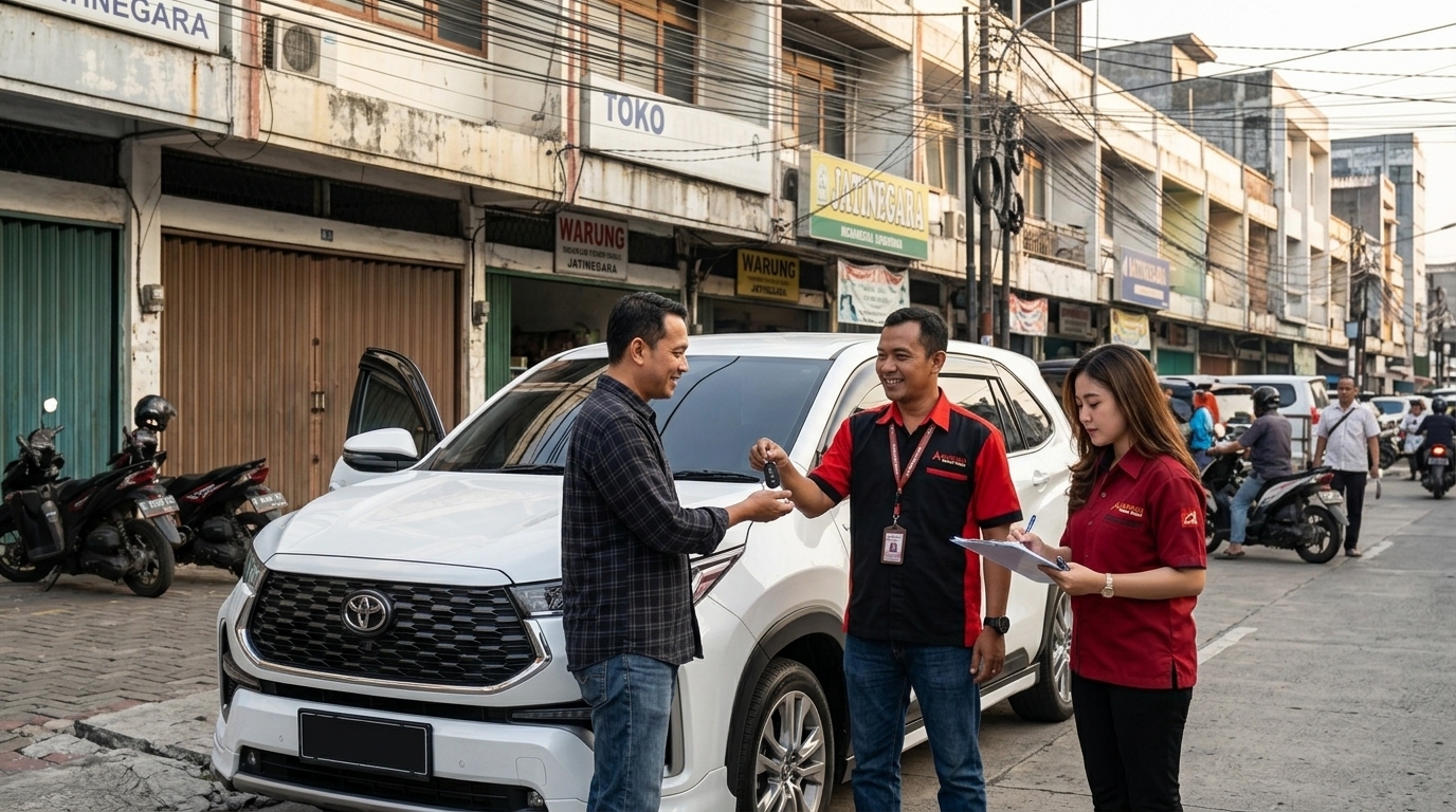 persewaan mobil Pisangan Baru Matraman dengan unit bersih dan terawat