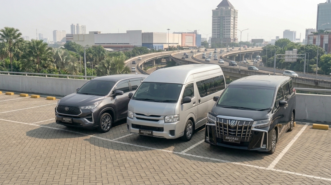 persewaan mobil Palmeriam dengan armada lengkap dari Avanza hingga Alphard