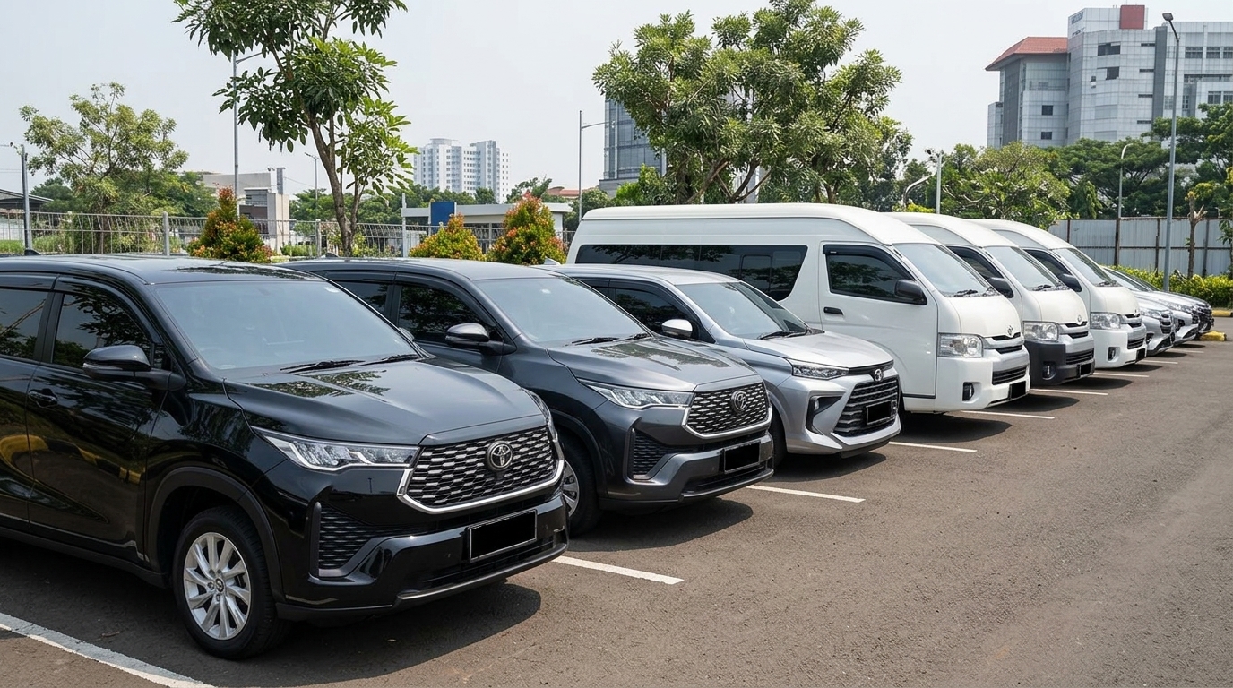 sewa mobil harian Kayu Manis berbagai pilihan unit
