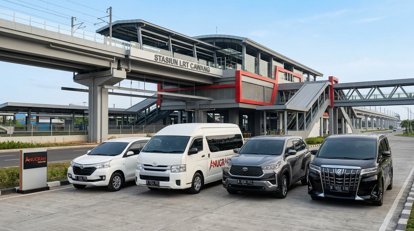 persewaan mobil Cawang dengan armada lengkap dekat stasiun LRT