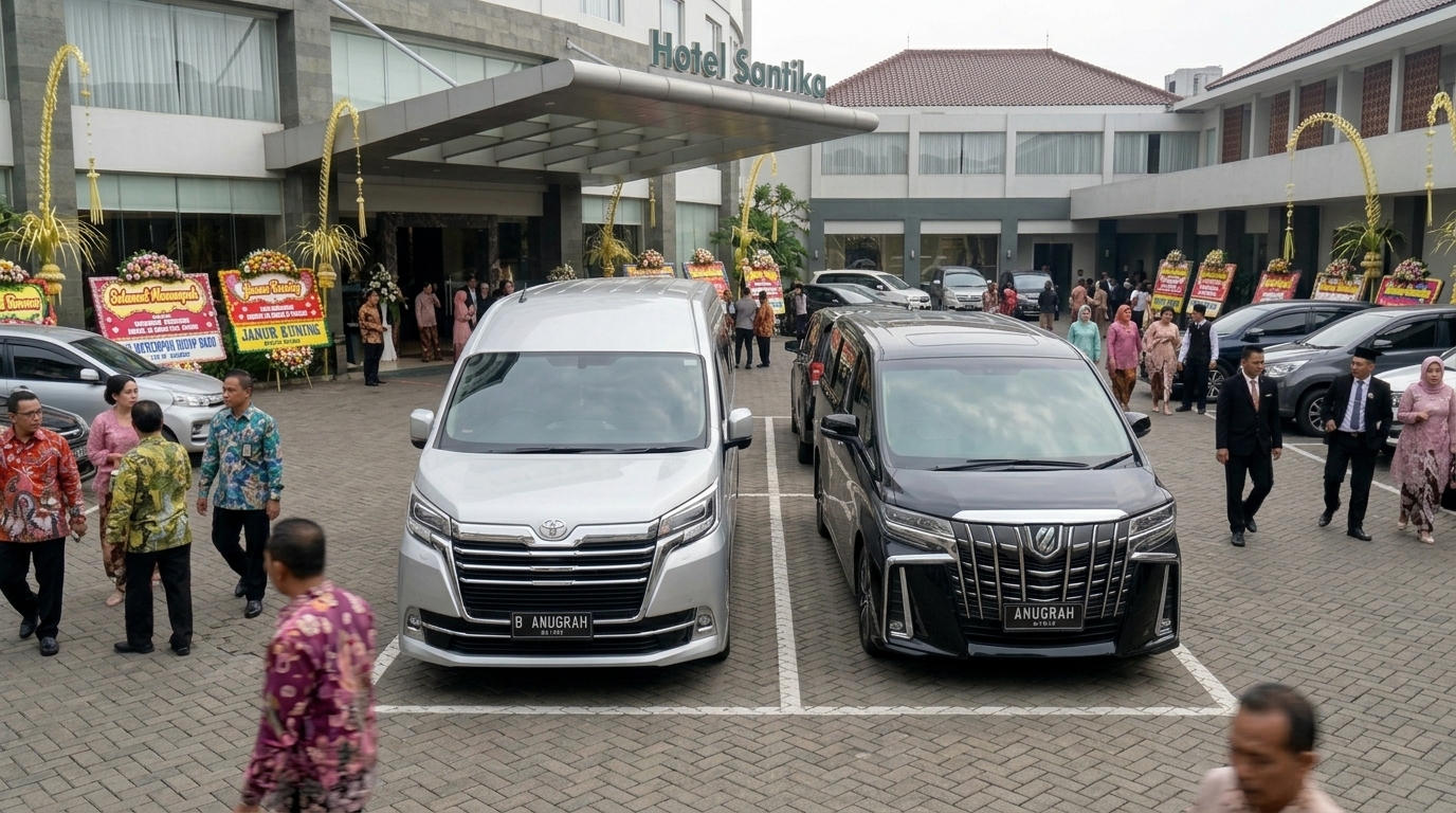 sewa mobil Baru untuk wedding dan acara keluarga
