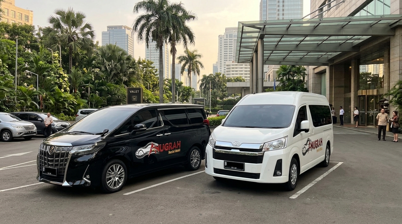 sewa mobil Alphard dan Hiace di Kramat Pela, Jakarta Selatan