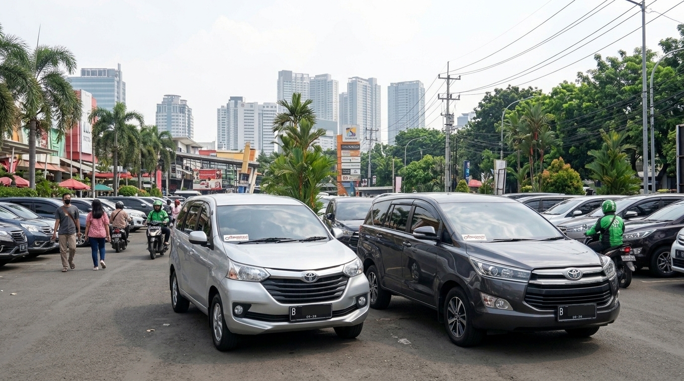 sewa mobil harian Lebak Bulus dekat Cilandak Town Square