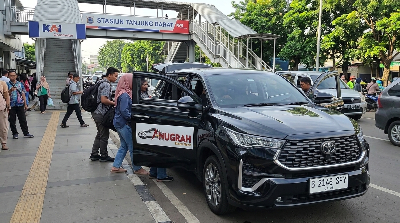 rental mobil Tanjung Barat dekat Stasiun Tanjung Barat