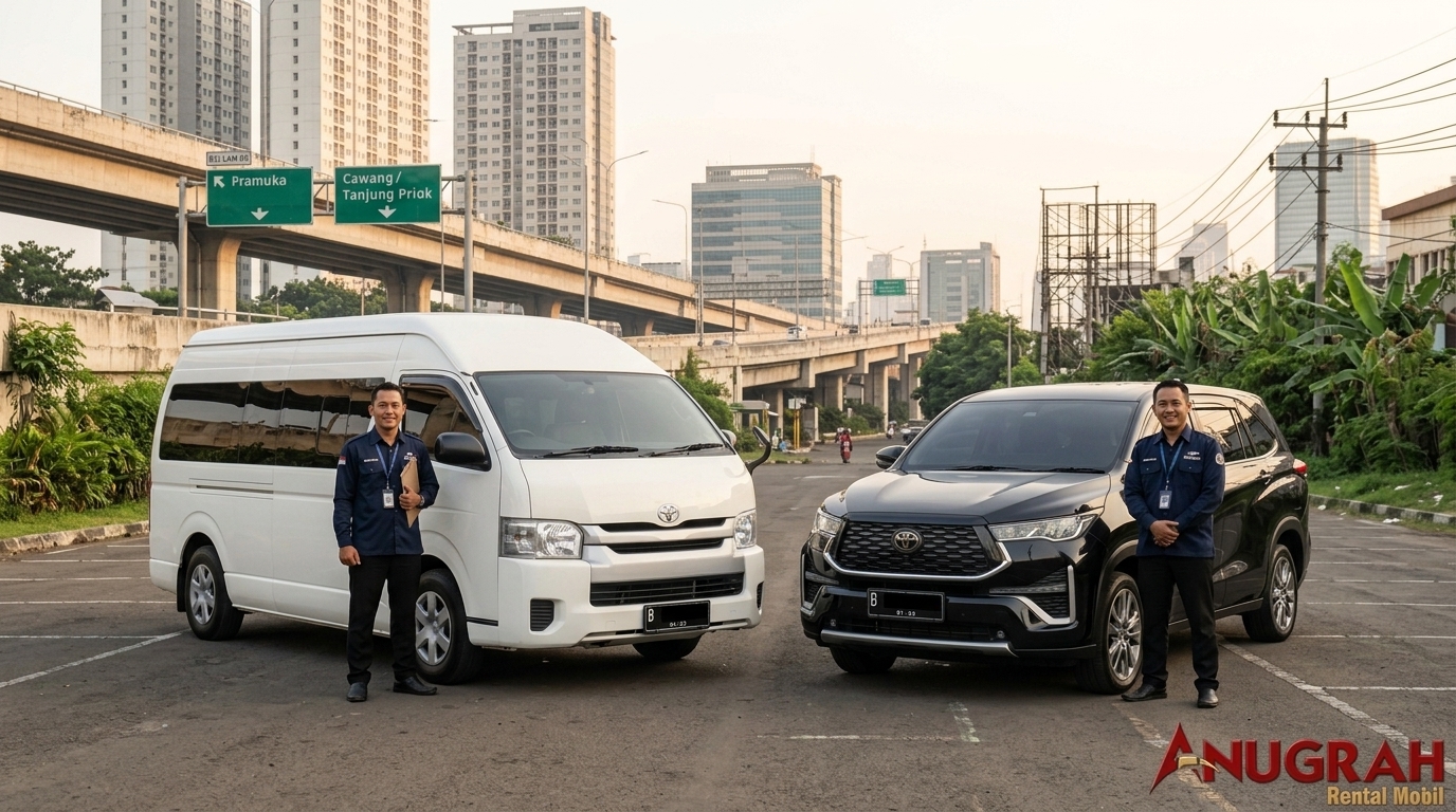 rental mobil dengan sopir Jakarta Timur untuk Pekayon