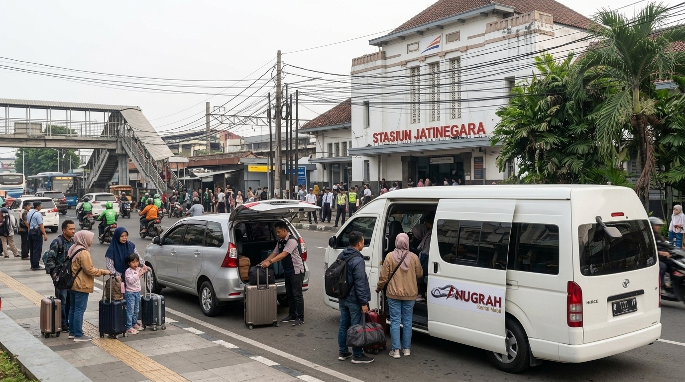 Persewaan mobil Utan Kayu Selatan untuk antar jemput stasiun dan bandara