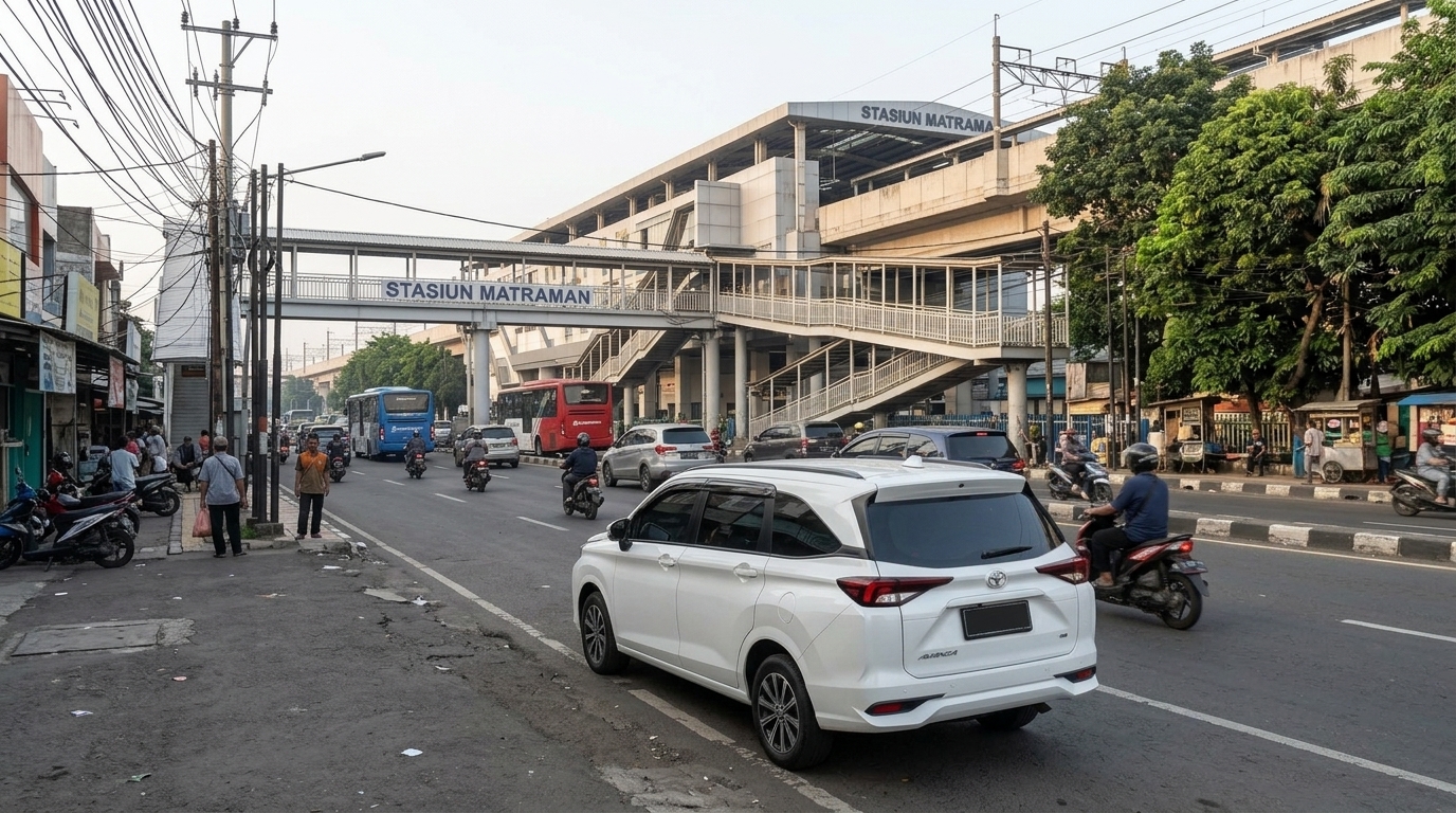 rental mobil Palmeriam dengan unit Avanza di Jl. Matraman Raya