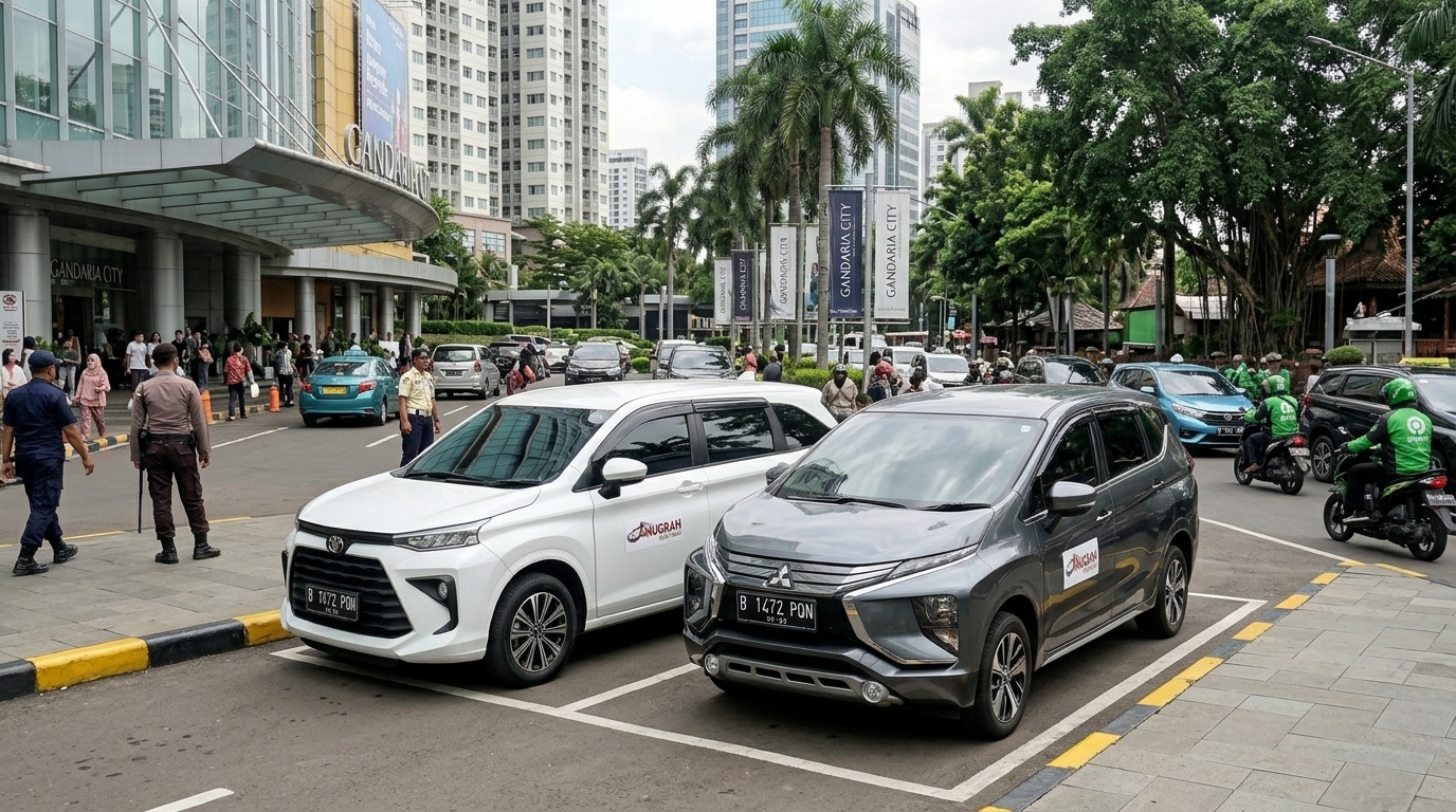 sewa mobil Gandaria Utara dekat Gandaria City