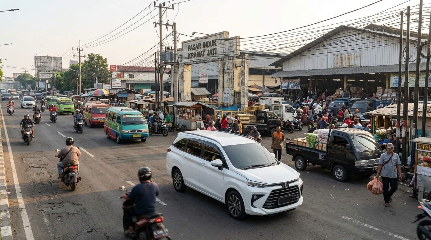 rental mobil Tengah Kramat Jati dengan sopir di Jl. Raya Bogor