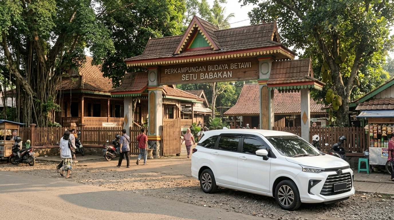 rental mobil Cipedak untuk wisata ke Setu Babakan