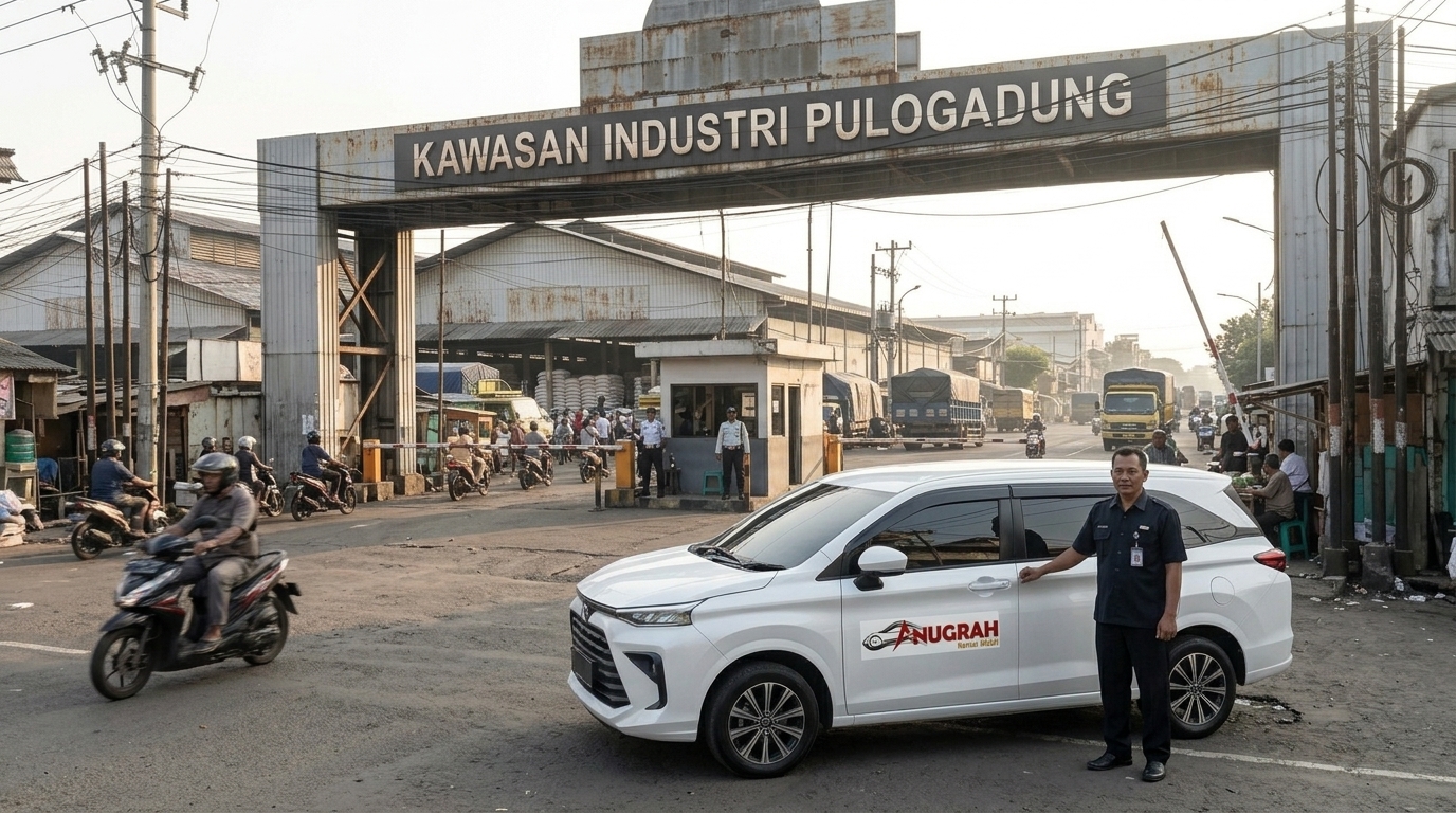 rental mobil Jatinegara Kaum dengan sopir profesional di kawasan industri Pulogadung