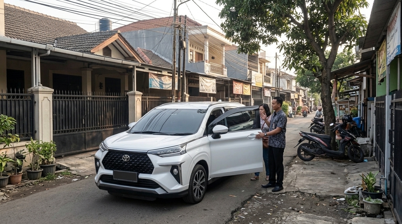 rental mobil Pekayon dengan sopir profesional di Pasar Rebo