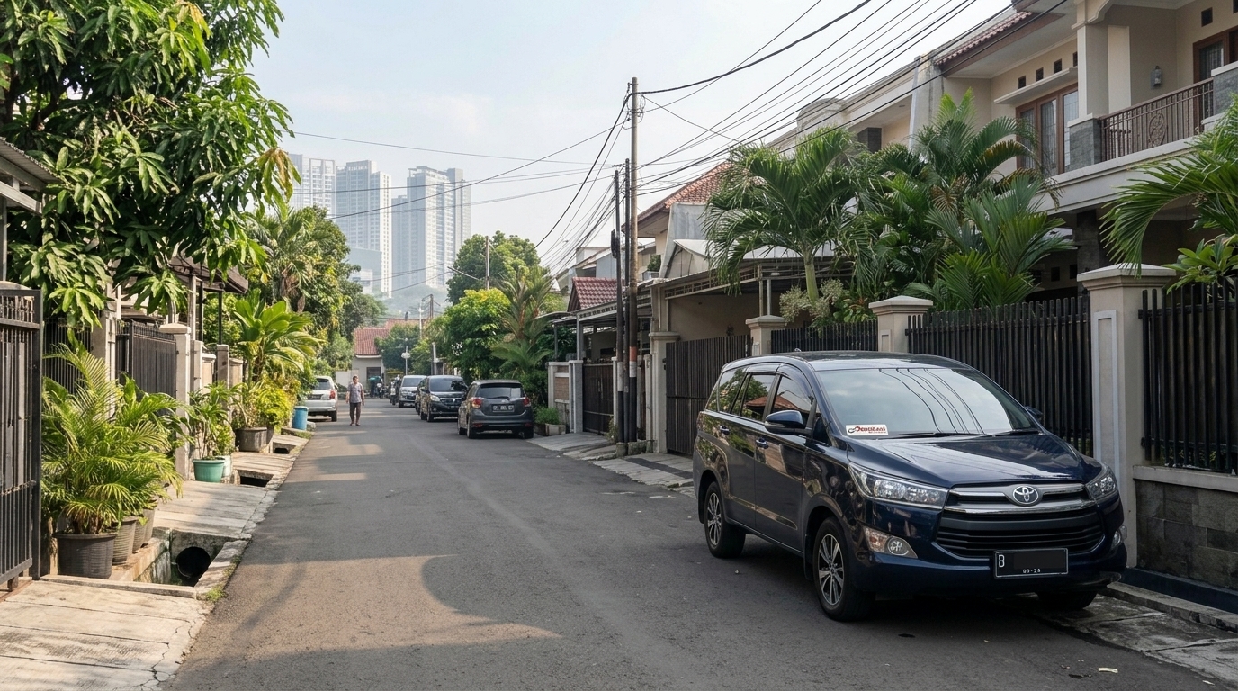 rental mobil Gandaria Selatan dengan sopir di dekat Gandaria City