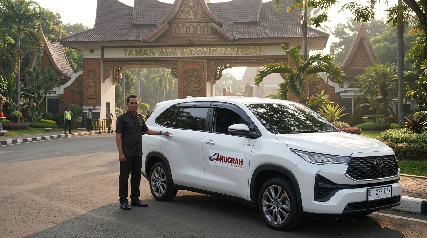 rental mobil Pinang Ranti dekat gerbang TMII