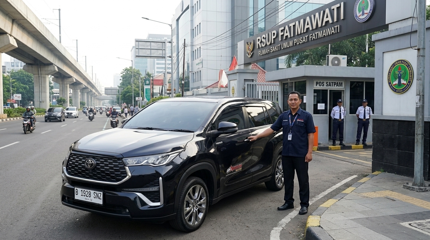rental mobil Cilandak Barat di depan RSUP Fatmawati