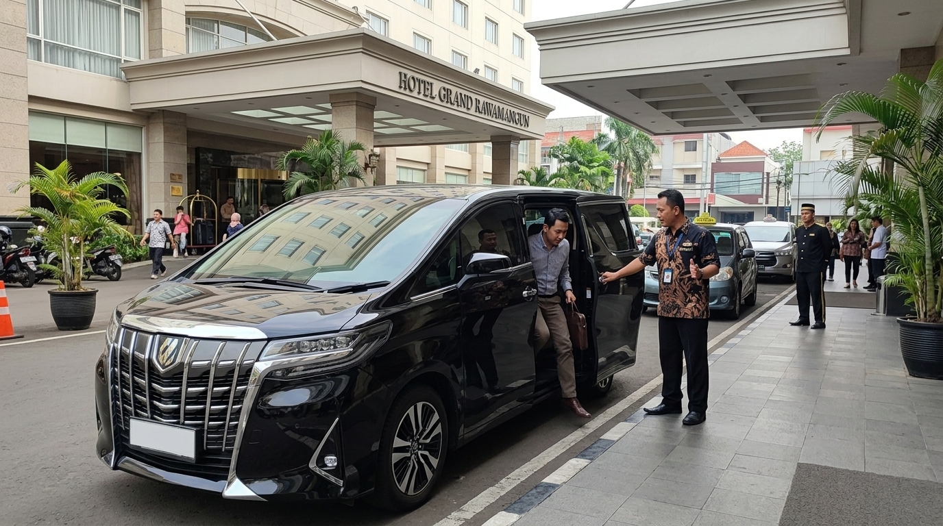 rental mobil dengan sopir Jati untuk wedding dan wisata