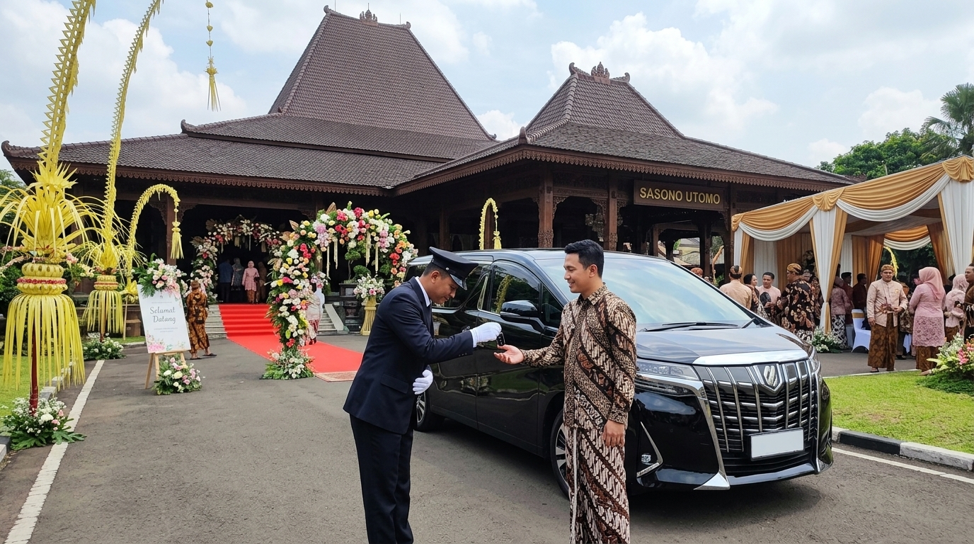 sewa mobil dekat TMII untuk wedding car