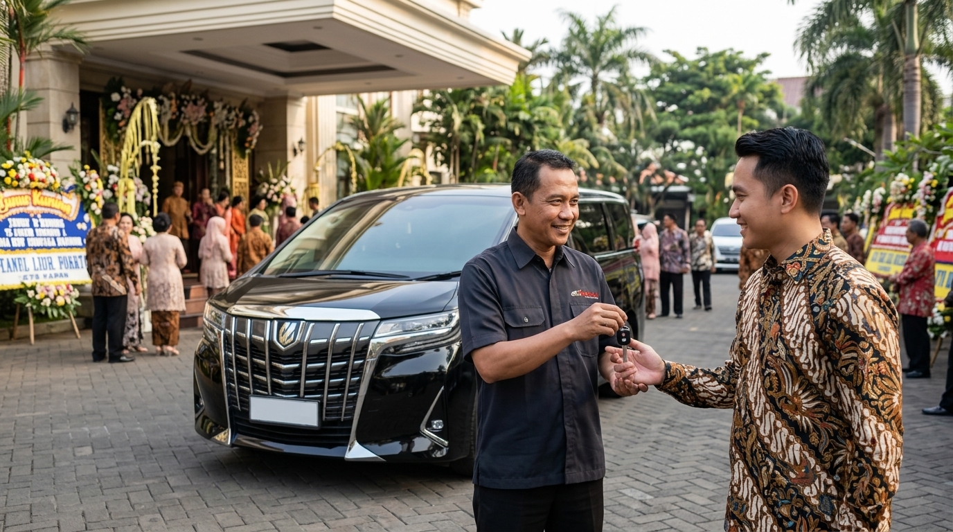 persewaan mobil Rawamangun untuk wedding dan acara keluarga