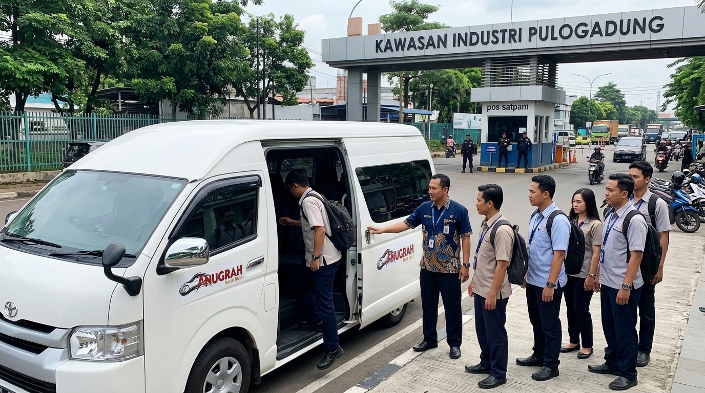 rental mobil dengan sopir Kayu Putih antar jemput karyawan