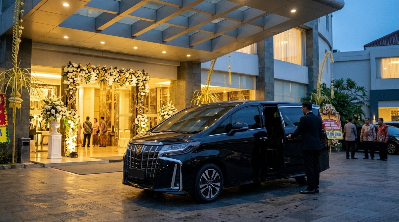 Persewaan mobil Cipinang dengan sopir profesional untuk acara pernikahan