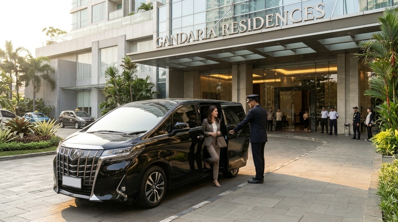 persewaan mobil Gandaria Utara dengan sopir profesional