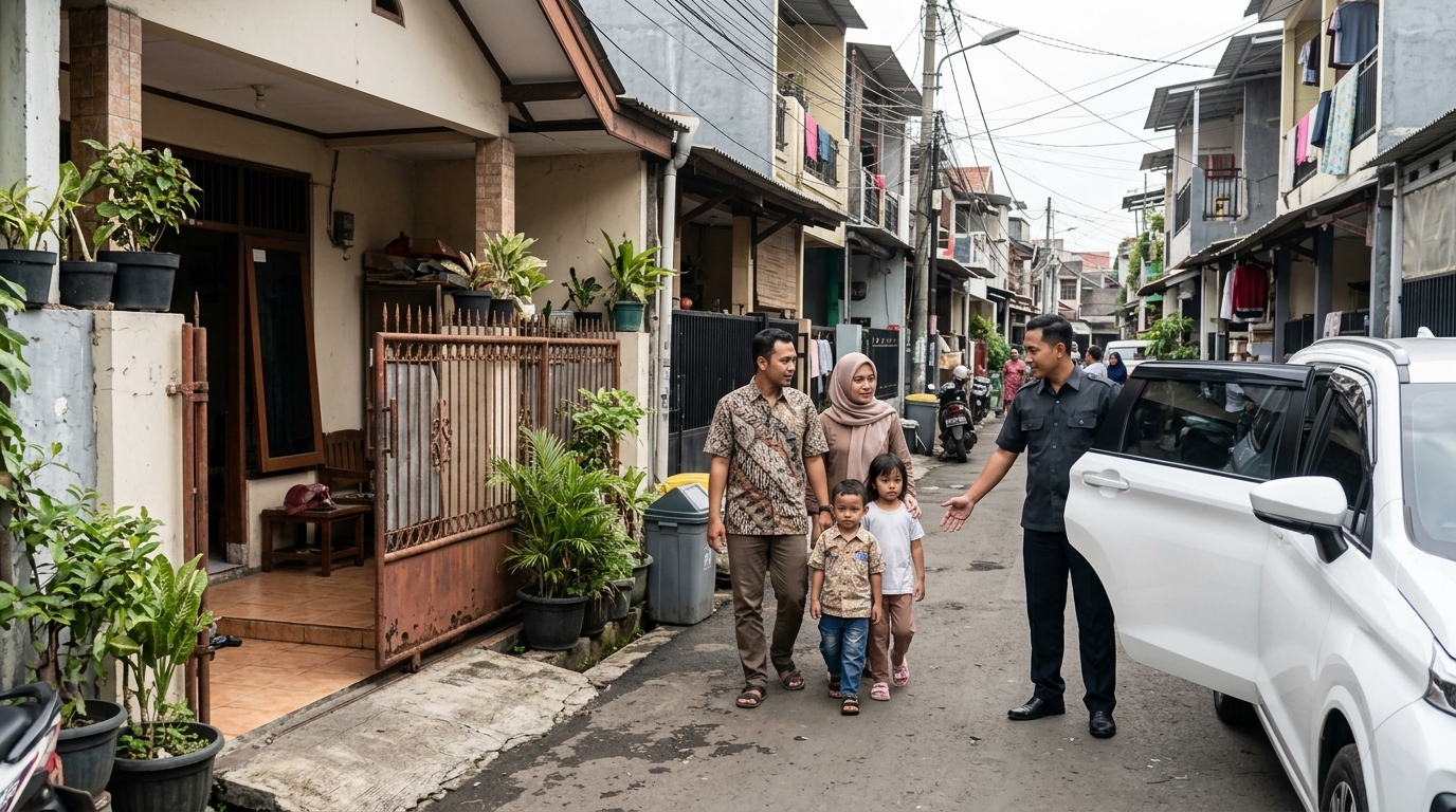 persewaan mobil Tengah dengan sopir profesional