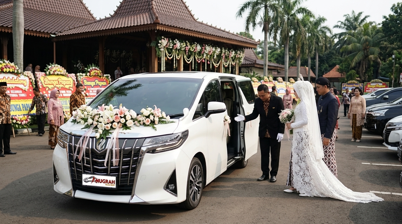 sewa mobil pengantin Alphard dari Kramat Jati