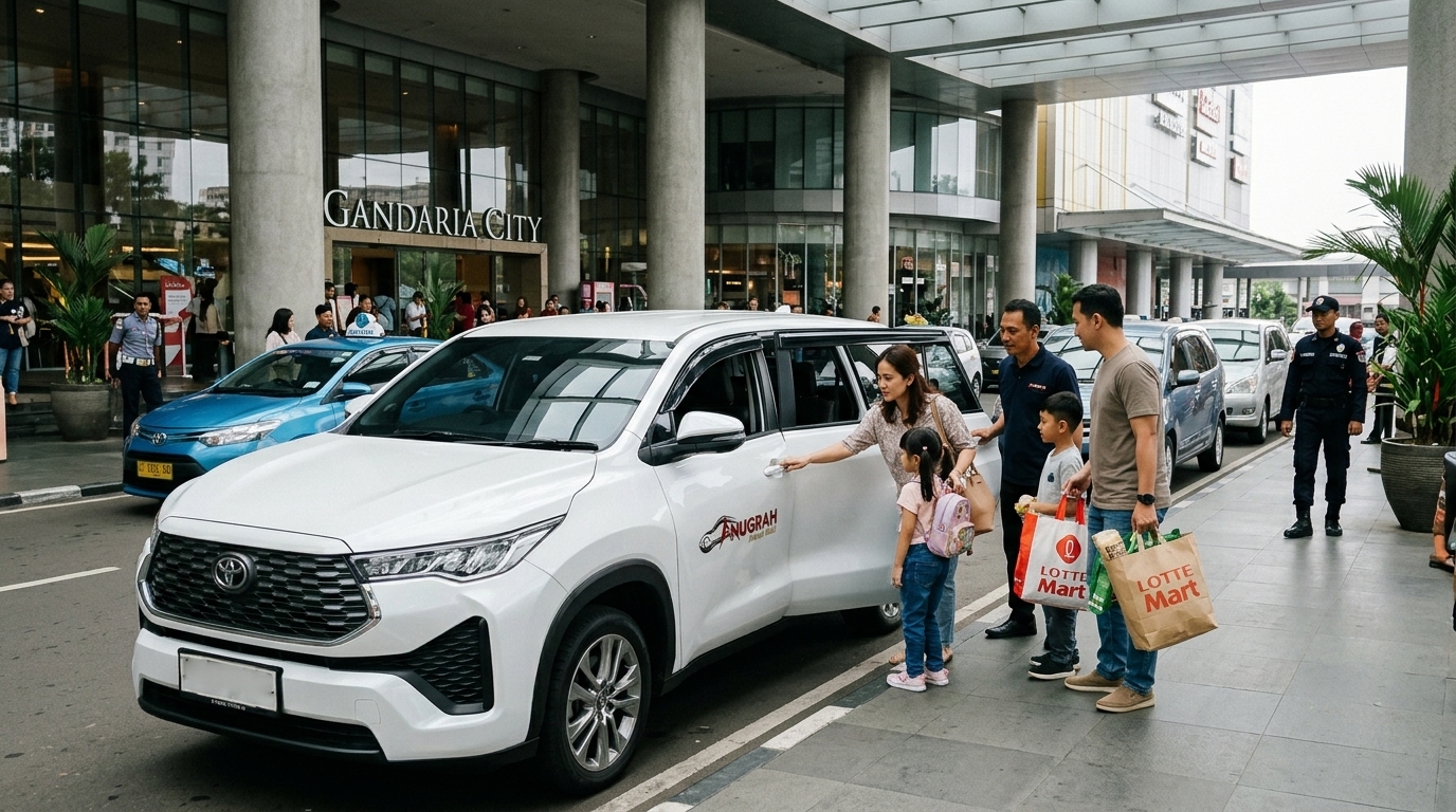 sewa mobil harian Cipete Utara untuk keluarga di Gandaria City